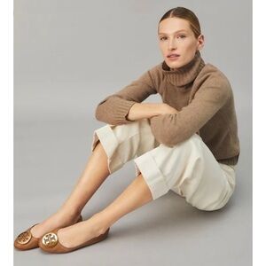 Tory Burch Reva Tan Ballet Flats -> Tory Burch Reva Tan Ballet Flats
